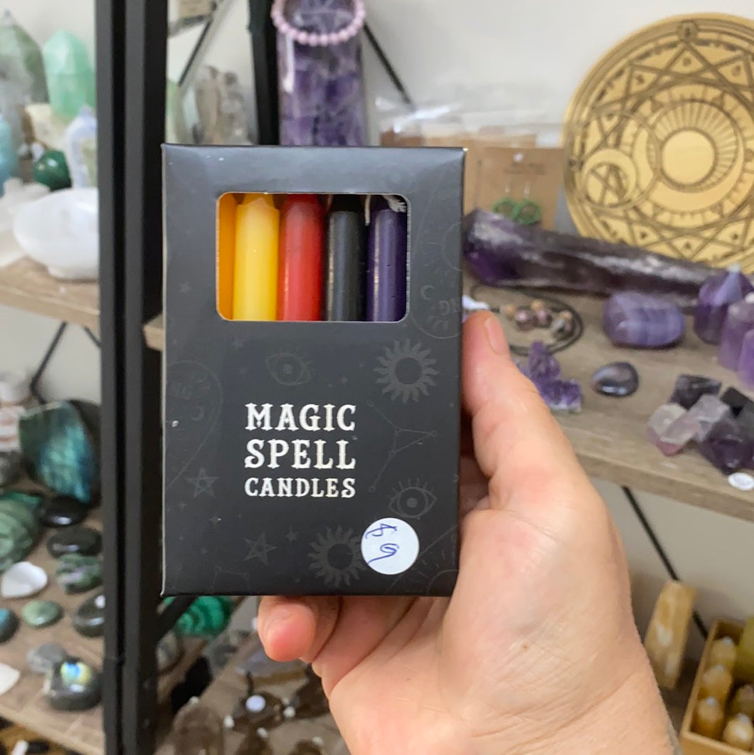 Magic spell candles